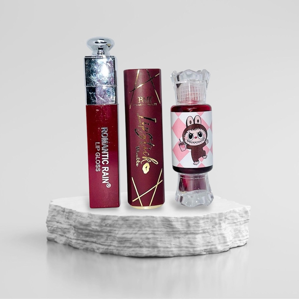 New 3pc Lip Set